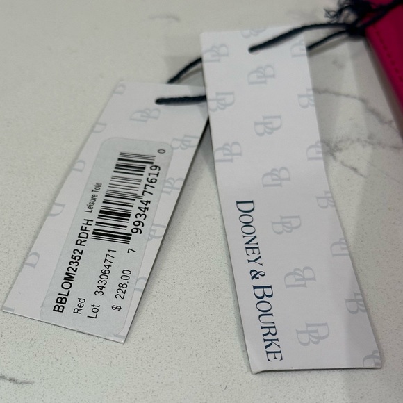 Brand New Dooney & Bourke Pink Bloom Leisure Tote - Picture 14 of 16